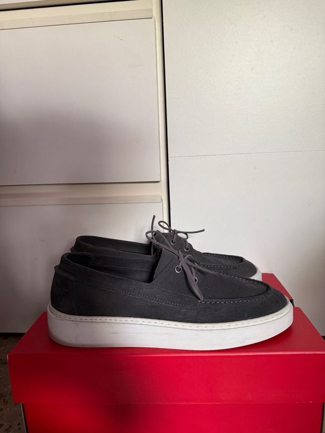 Mocasines Massimo Dutti Talla 42 Gris