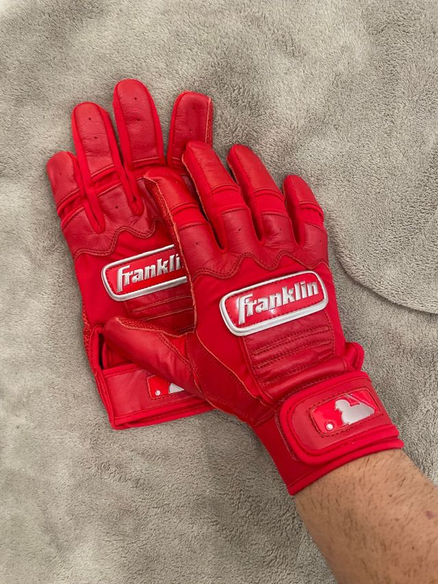 Guantes de Bateo Franklin Rojos