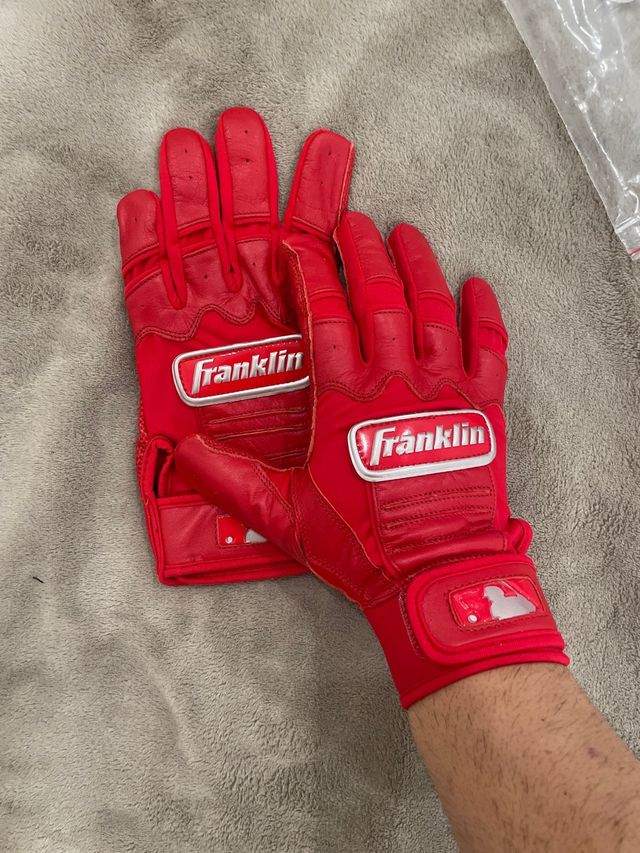 Guantes de Bateo Franklin Rojos