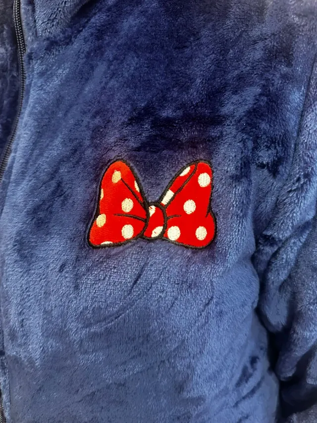 Pijama Invierno Mujer Minnie Mouse Azul