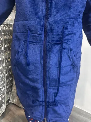 Pijama Invierno Mujer Minnie Mouse Azul