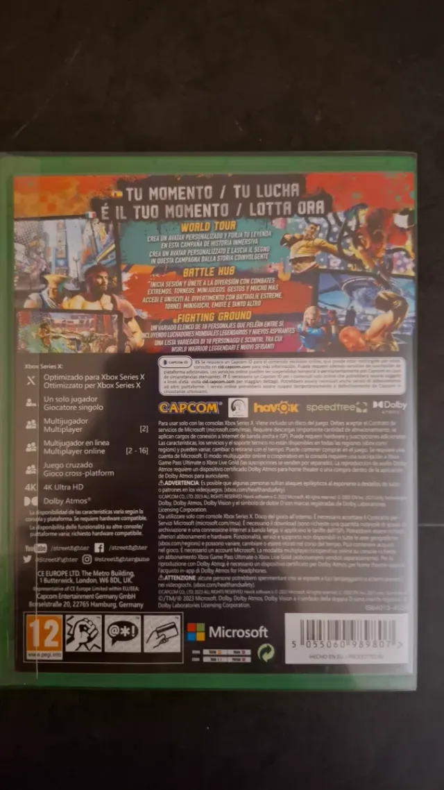 Street Fighter 6 Xbox Series X + funda lenticular