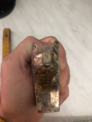 Ferma carte tigre metallo MADE IN JAPAN