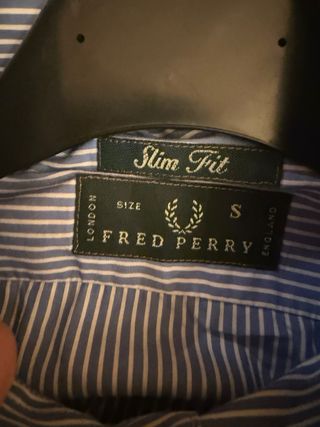 Camicia Fred Perry Tg. S righe blu