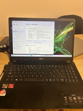 Portátil Acer Aspire 3 N19C1 Negro