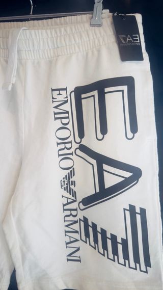 Emporio Armani Shorts Talla L Blanco