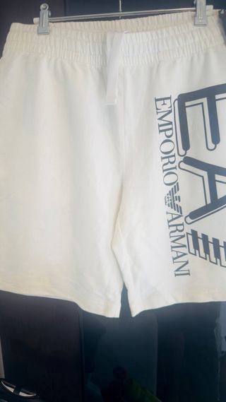 Emporio Armani Shorts Talla L Blanco