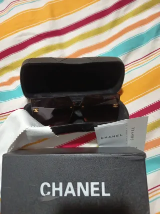 Gafas de sol Chanel Marrón y Dorado