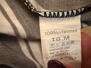 Camicia WOD a righe bianche e nere