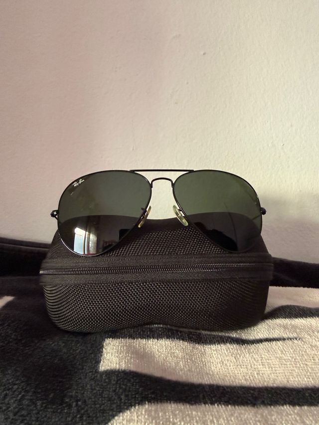 Gafas Ray-Ban Aviator Negro/Plata