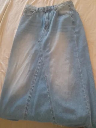 Falda vaquera larga mujer