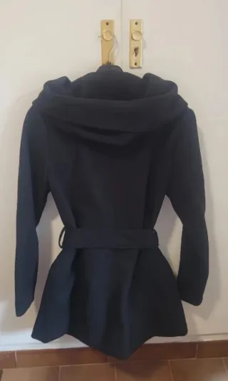 Abrigo AMISU paño negro talla M