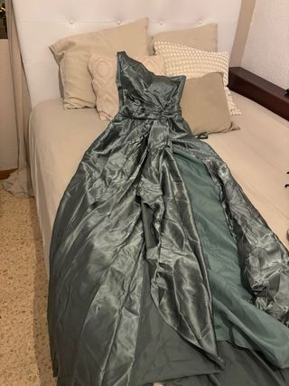 Vestido de fiesta verde NUEVO – talla L