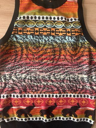 Camiseta punto Desigual multicolor