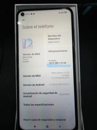 Xiaomi Redmi Note 9 Verde