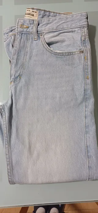 Pantalón vaquero Pull&Bear azul hombre