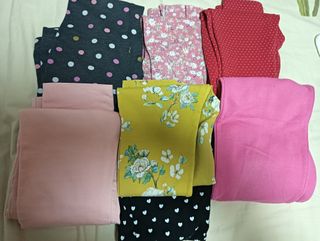 Lote 7 leggings estampados T9