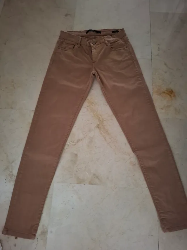 Pantalón Zara Mujer Camel Talla S