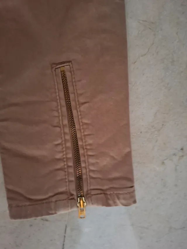 Pantalón Zara Mujer Camel Talla S