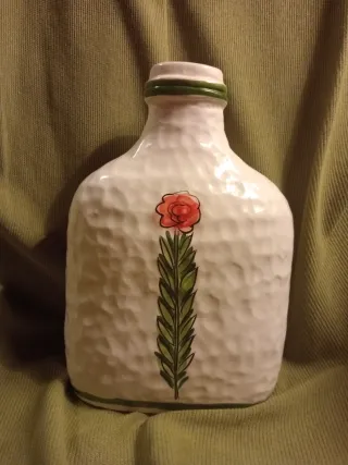 Vaso ceramica Zanolli fiori fatti a mano