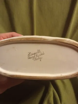 Vaso ceramica Zanolli fiori fatti a mano