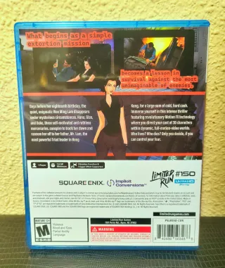 Fear Effect Limited Run Games PS5