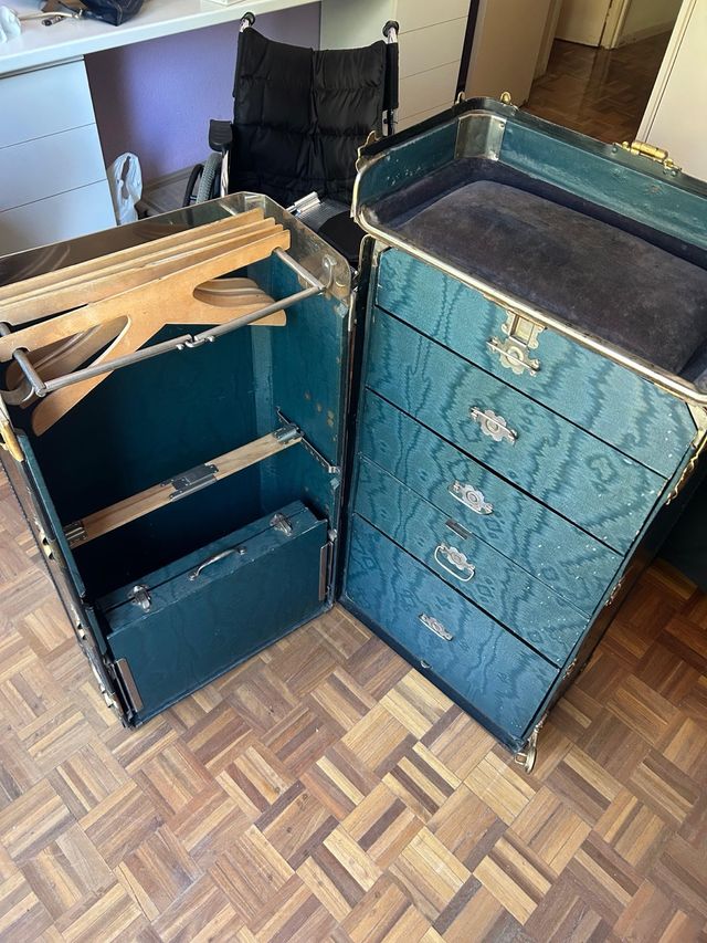 Baúl retro de viaje 1900