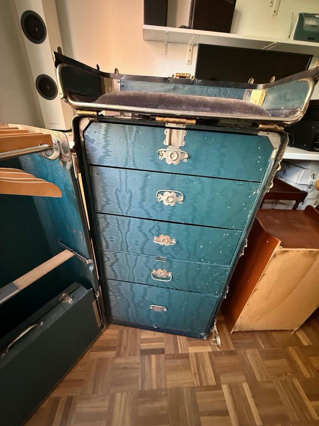 Baúl retro de viaje 1900