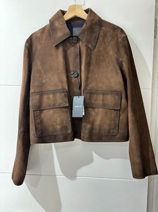 Chaqueta Massimo Dutti ante bolsillos
