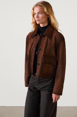 Chaqueta Massimo Dutti ante bolsillos