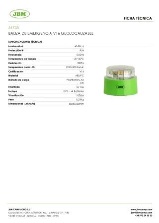 Baliza V16 Homologada GPS