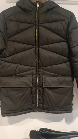 Giacchetta invernale per bambini in verde oliva