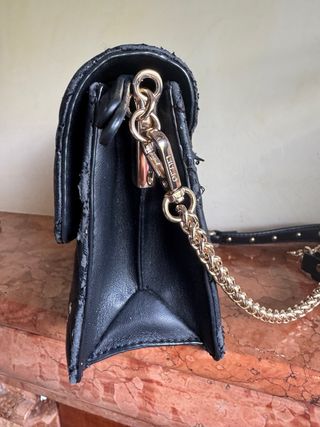 Borsa Liu Jo Nera Trapuntata con Strass