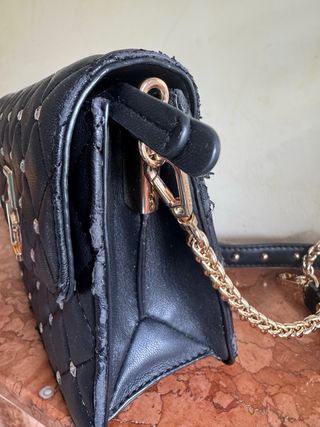 Borsa Liu Jo Nera Trapuntata con Strass