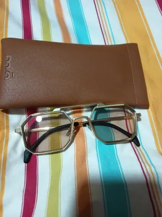 Gafas de sol Maybach Octagonales Doradas