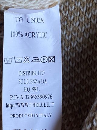 The Lulú Cárdigan Oversize Crema Beige Talla Única