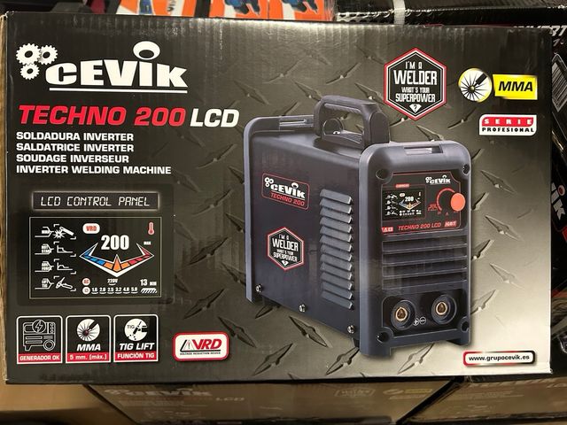 Soldador CEVIK TECHNO 200 LCD IGBT