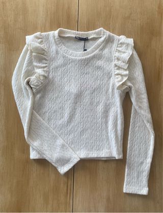 Jersey volantes Zara