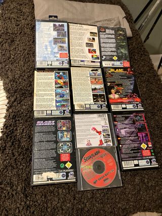 Consola Sega Saturn + 9 Juegos