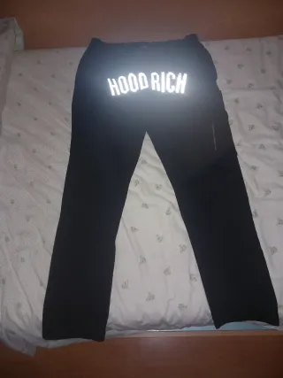 Pantalones chándal Hoodrich negros