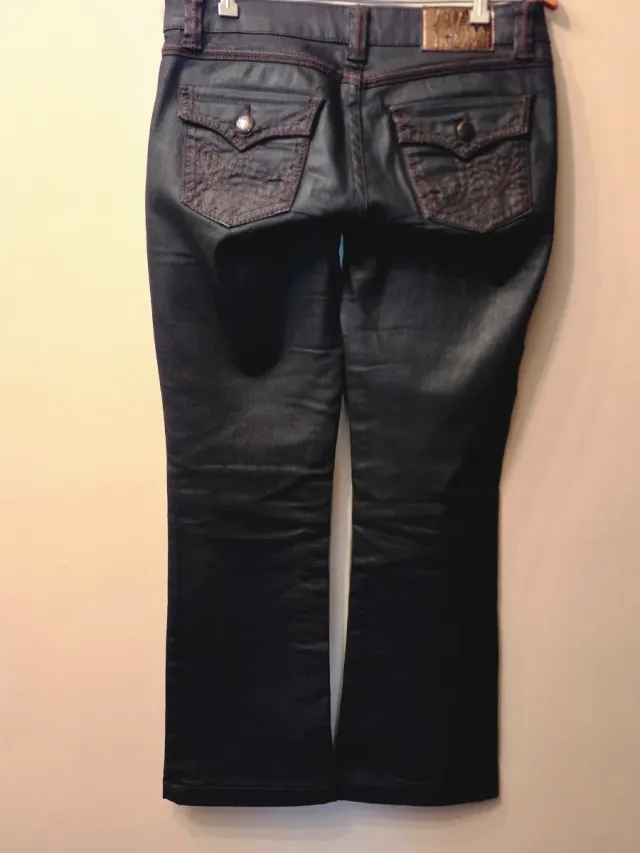 Pantalón Morgan encerado marrón oscuro