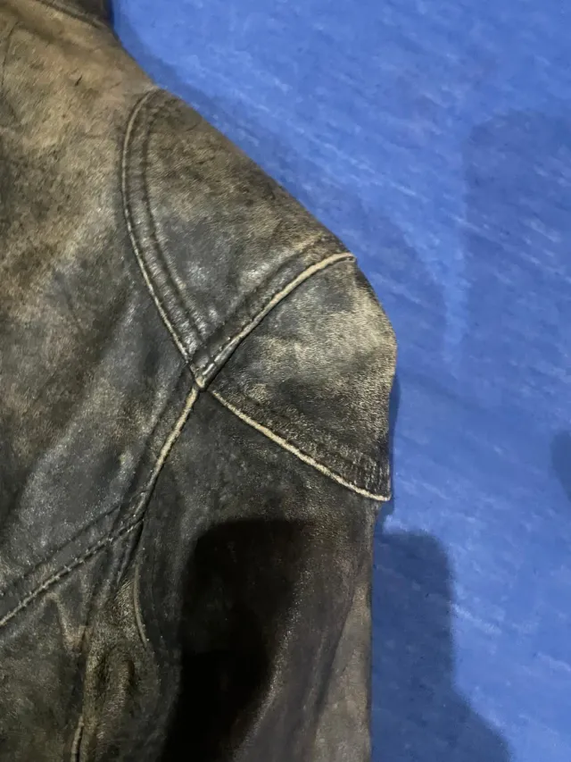 Chaqueta Cuero Mujer Estilo Biker