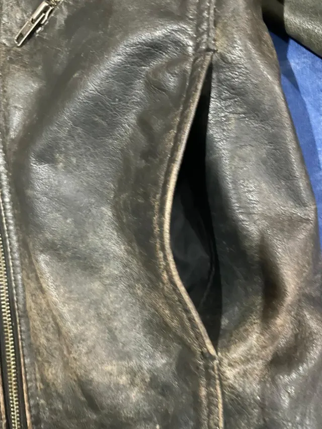 Chaqueta Cuero Mujer Estilo Biker