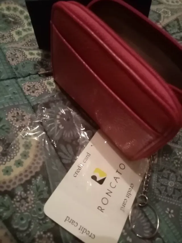 Porta carte di credito Roncato rosso