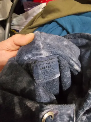 Felpa Champion Tie-Dye Grigio/Nero