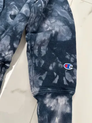 Felpa Champion Tie-Dye Grigio/Nero