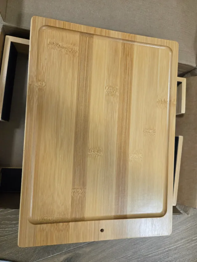 Bandeja Sofá Bambú Giratoria 360°