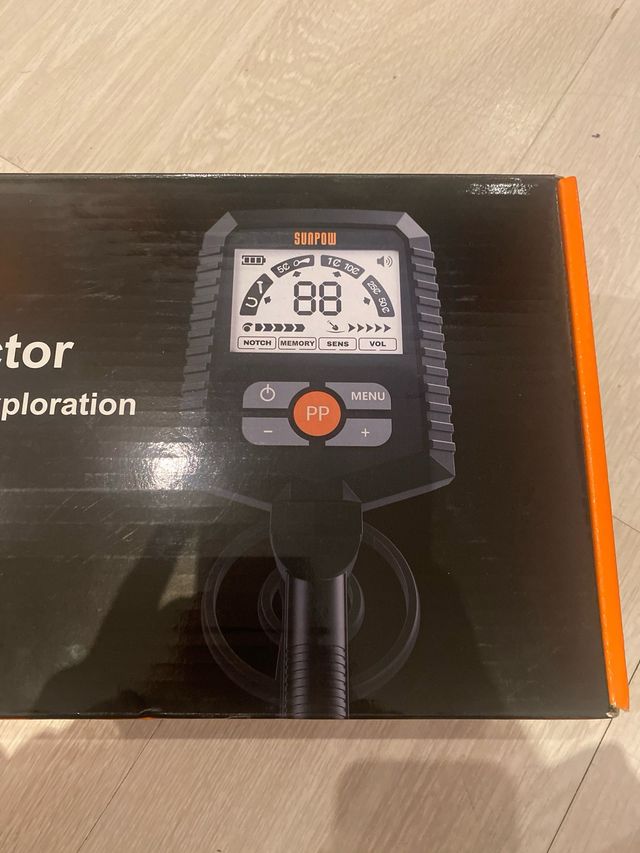 SUNPOW Detector de Metales Profesional - Alta Prec