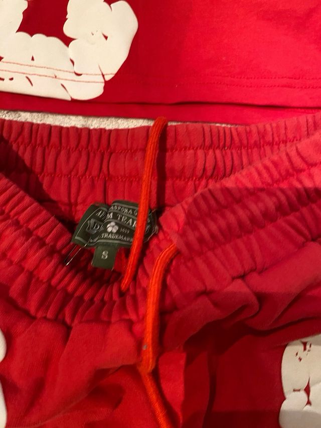 Conjunto Denim Tears Rojo