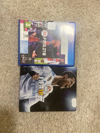 FIFA 18 y FIFA 21 PS4